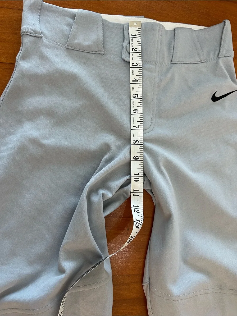 Nike Team Youth XL Baseball Pants Gray Athletic Uniform Reinforced Knees